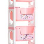ESTANTE ORGANIZ 4N BCO CESTA ROSA ARMATY (10201250143)