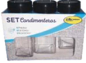 SET CONDIMENTERO X 3 PLINSA (610156)