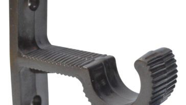 Accesorio cortinero soporte muro, referencia de ferretería con alta rotación