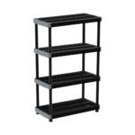 ESTANTERIA VENTILADA 18 4 NIVELES NEGRO RIMAX (8015)