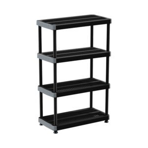 ESTANTERIA VENTILADA 18 4 NIVELES NEGRO RIMAX (8015)