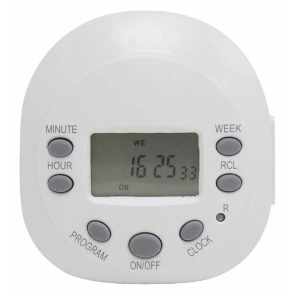 TEMPORIZADOR DIGITAL GENERAL LECTRIC PROGRAMABLE HASTA 7 DIAS  (GE15150)