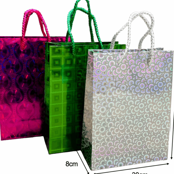 BOLSA REGALO HOLOGRAFICA MEDIANA DIOM(HE232820-94808)
