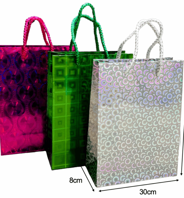 BOLSA REGALO HOLOGRAFICA MEDIANA DIOM(HE232820-94808)