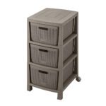 CAJONERO FIQUE 3 GAVETAS MOCCA RIMAX (12568)