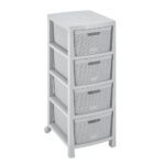 CAJONERO FIQUE 4 GAVETAS GRIS RIMAX (12571)