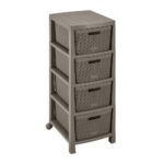 CAJONERO FIQUE 4 GAVETAS MOCCA RIMAX (12572)