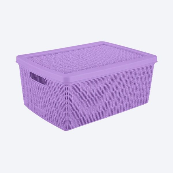 CANASTA FIQUE 13,5L LAVANDA CT RIMAX
