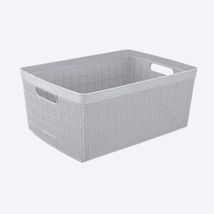 CANASTA FIQUE 30L GRIS ST RIMAX