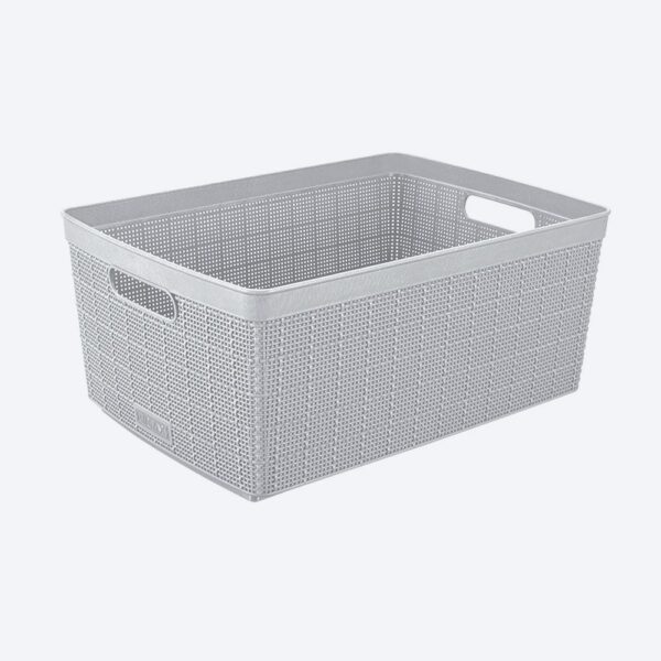 CANASTA FIQUE 30L GRIS ST RIMAX
