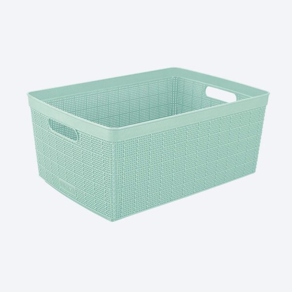 CANASTA FIQUE 30L MENTA ST RIMAX