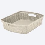 CANASTA SHIA BAJA 6 L TAUPE RIMAX