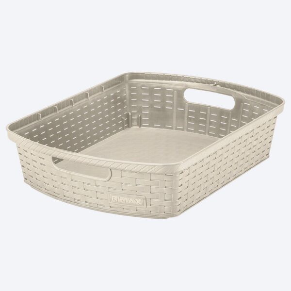 CANASTA SHIA BAJA 6 L TAUPE RIMAX