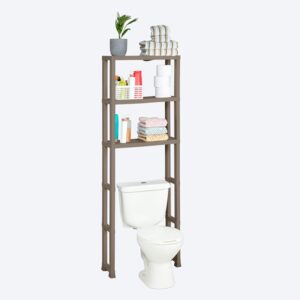 ESTANTE ORGANIZADOR DE BAÑO SIN PUERTAS GRIS RIMAX (12981)