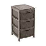 GAVETERO FIQUE 3 GAVETAS MOCCA RIMAX (12546)