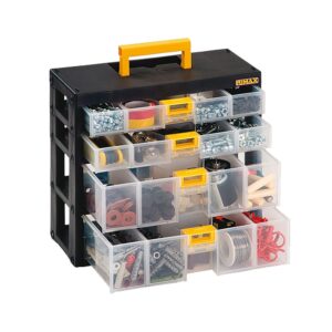 ORGANIZADOR MODULAR GAVETAS 2 X 40 + 2 X 80 NEGRO RIMAX (3460)