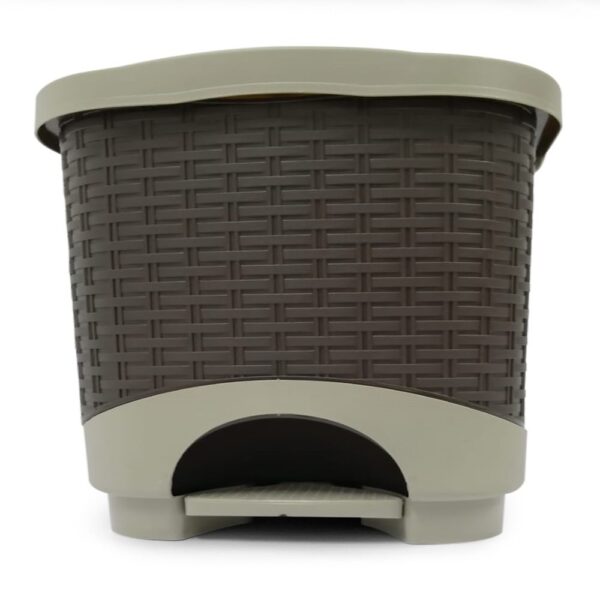 PAPELERA RATTAN PED 8 LT - PIST / WENGUE