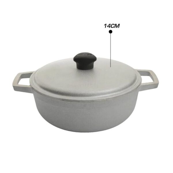 CALDERO 14 CM 0.5 LT FUNDIDO NAT IMUSA
