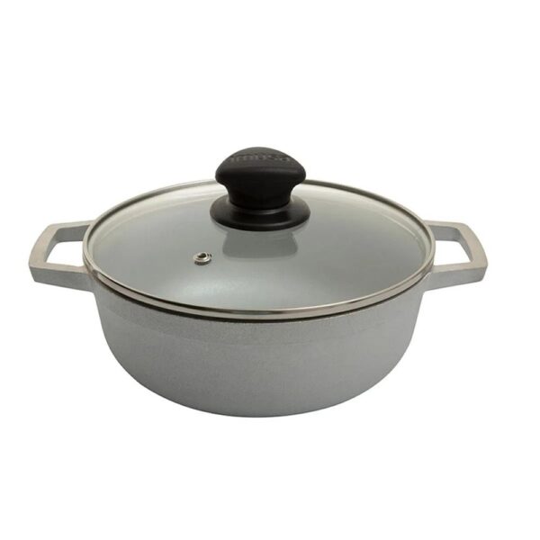 CALDERO 20 CM AF NATURAL TAPA VIDRIO IMUSA