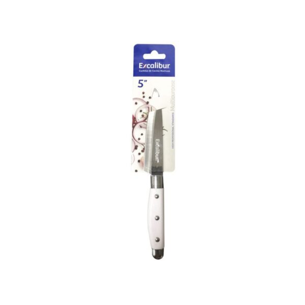 CUCHILLO 5 COCINA INOX MANGO PLASTICO EXCALIBUR