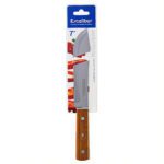 CUCHILLO 7 MULTIUSOS INOX MANGO MADERA EXCALIBUR