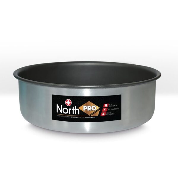 MOLDE TORTA NORTH REDONDO 1/2 LB NORTH-PRO