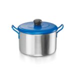 OLLA 22 TAPA AZUL IMUSA