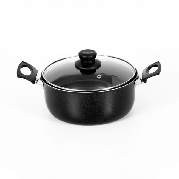 OLLA ANTIADHERENTE 20 C/TAPA DE VIDRIO