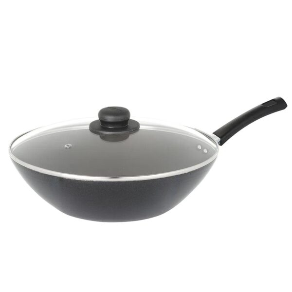 SARTEN WOK 24 TAPA VIDRIO ALIADA UNIVERSAL        