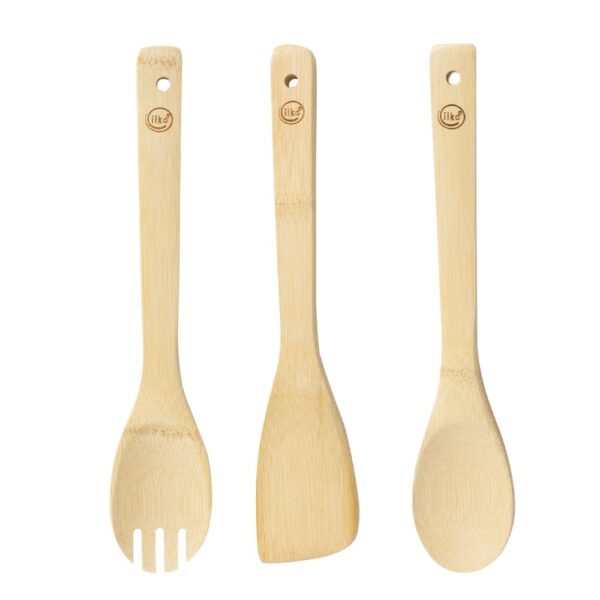 SET 3 UTENSILIOS BAMBU NATU MALLA ILKO
