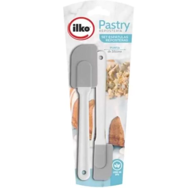 SET ESPATULAS PASTRY SILICONA ILKO