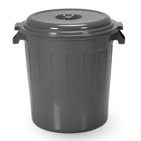 TANQUE 80 LT CON TAPA - GRIS