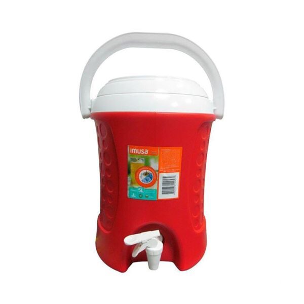 TERMO CAMPING 5 LTS ROJO IMUSA