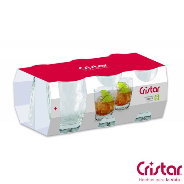 VASO CRISTAL DAVINCI ROCK 0726CL6