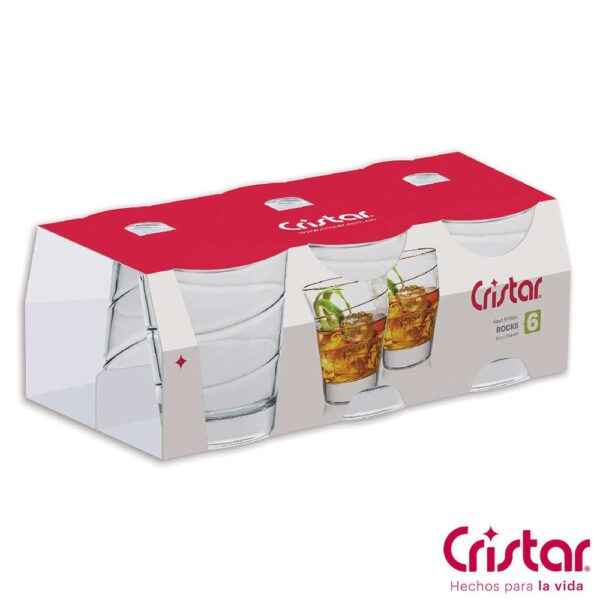 VASO CRISTAL SPIRAL 0616CL CRISTAR