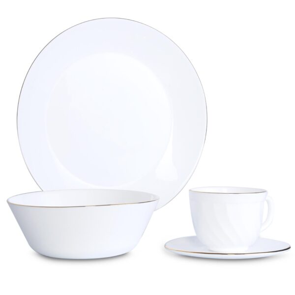 VAJILLA 4X16 VITRO BORDE DECORADO HOME ELEMENTS(299899225)