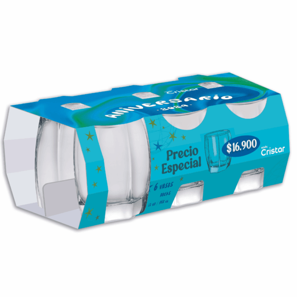 VASO CRISTAL AMADEUS 0399CL6AN24 CRISTAR(12030858)