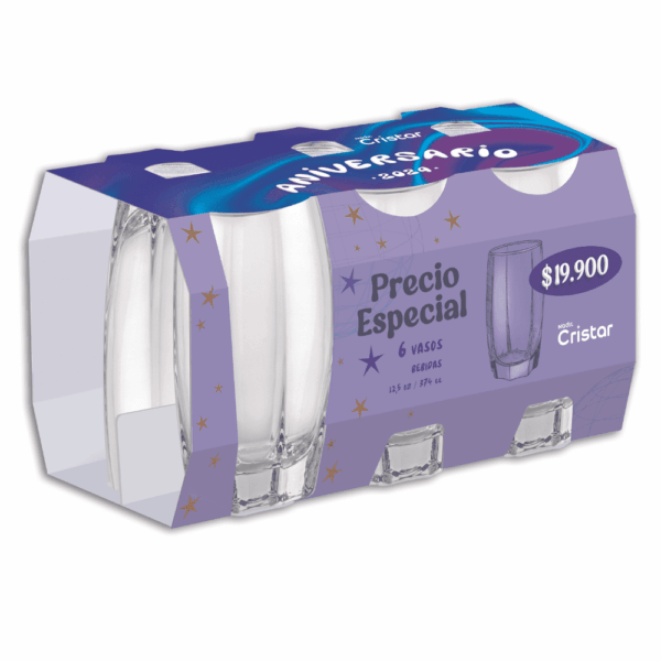 VASO CRISTAL AMADEUS 0400CL6AN24 CRISTAR(12030859)