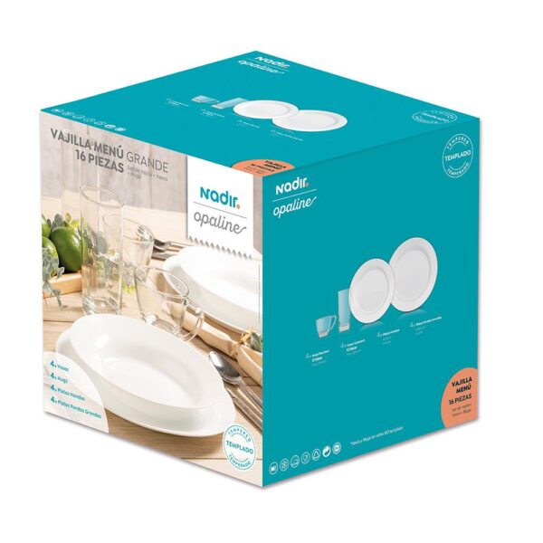 VAJILLA MENÚ GRANDE 9854 16PZ NADIR(12030782)