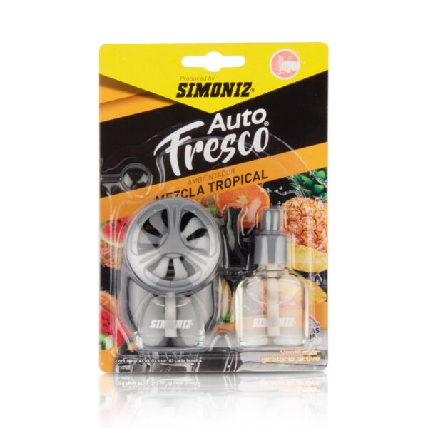 AMB.VENT.10ML MEZCLA TROPICAL SILV. CON REPUESTO SIMONIZ (107019)