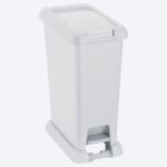 BASURERO 20L PEDAL BLANCO RIMAX