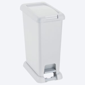 BASURERO 20L PEDAL BLANCO RIMAX