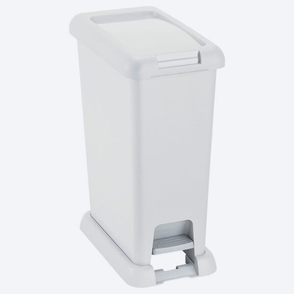 BASURERO 20L PEDAL BLANCO RIMAX
