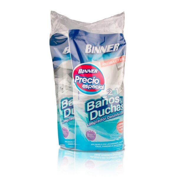 BAÑOS Y DUCHAS 500ML REPUESTO.X 2 BINNER ** EXENTO
