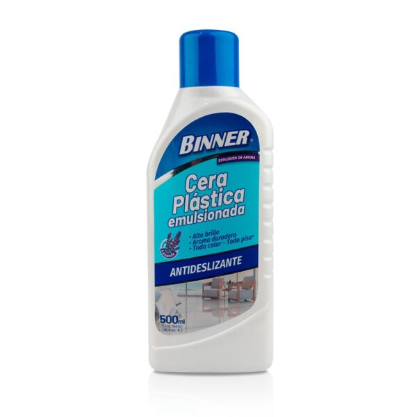 CERA PLASTICA EMULSIONADA 500ML LAVANDA BINNER