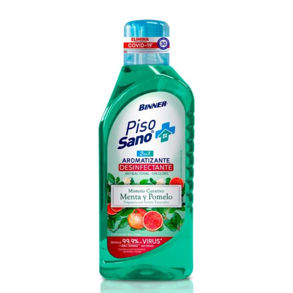 DESINFECTANTE PISO BINNER SANO MENTA/POMELO 1LT (206676)