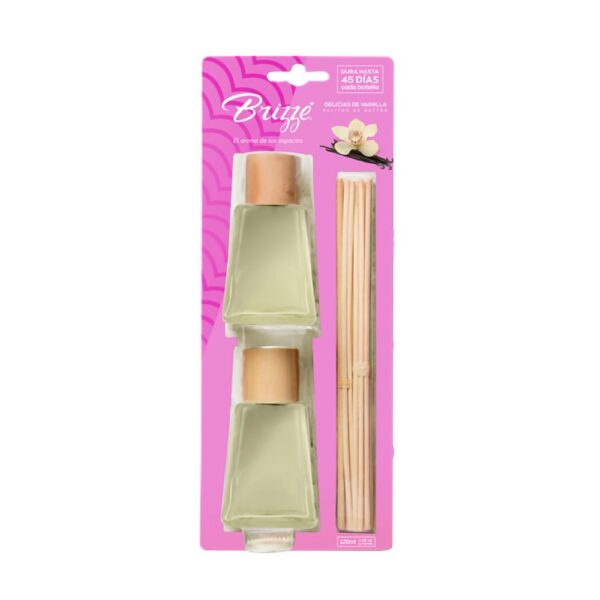 DUO PACK PALITOS RATTAN 2 DELICIAS DE VAINILLA