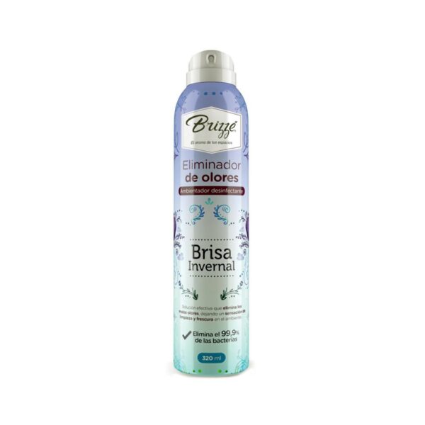 ELIMINADOR DE OLORES BRISA INVERNAL 320ML BRIZZE