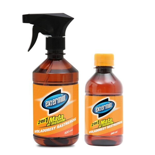 INSECTICIDA LIQUIDO MULTIPROPOSITO 500ML + 240ML PE EXTERMIN