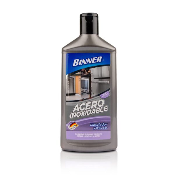 LIMPIADOR Y BRILLADOR BINNER ACERO INOXIDABLE 500ML
